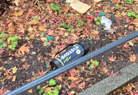 Lachgascilinders in de openbare ruimte