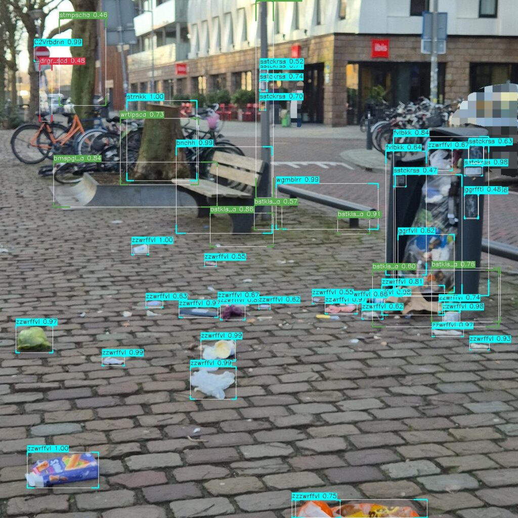 Afval detecteren met UrbanVue