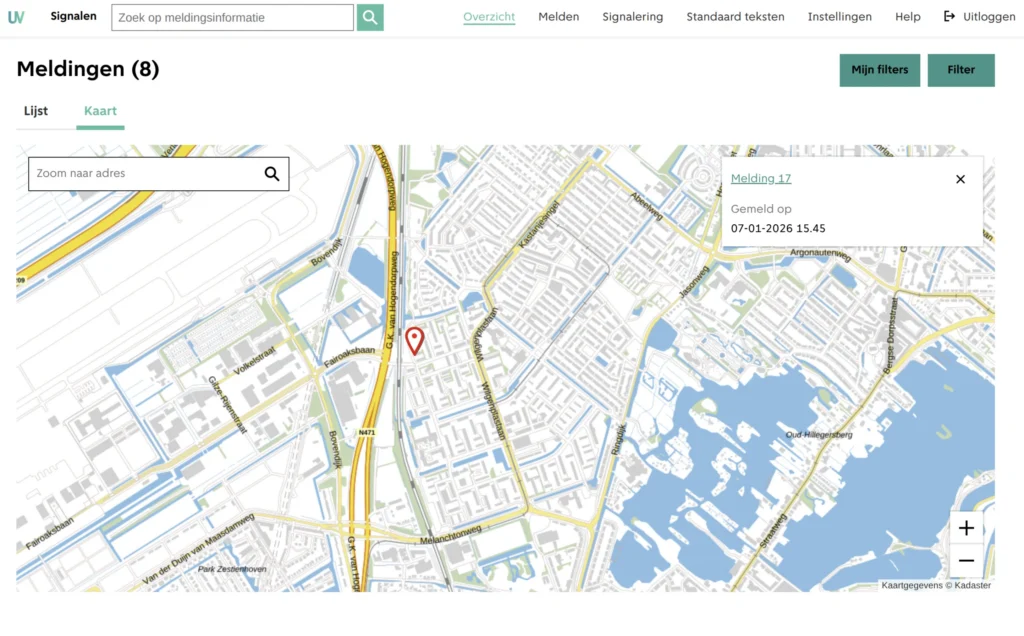 Koppeling tussen UrbanVue-beelddetectie en het Signalen-meldsysteem