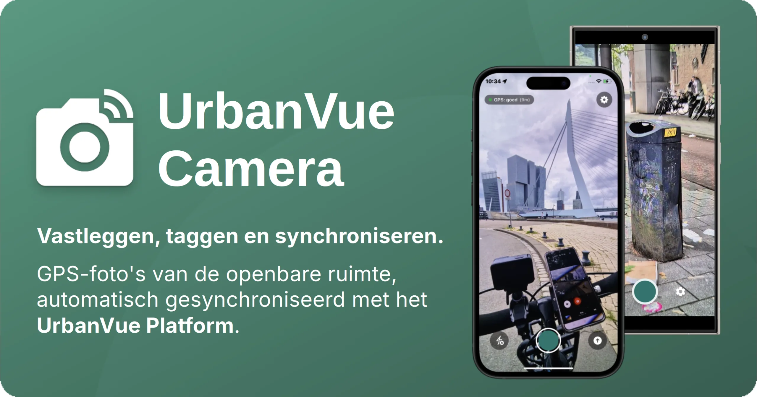 UrbanVue Camera-app voor iOS en Android