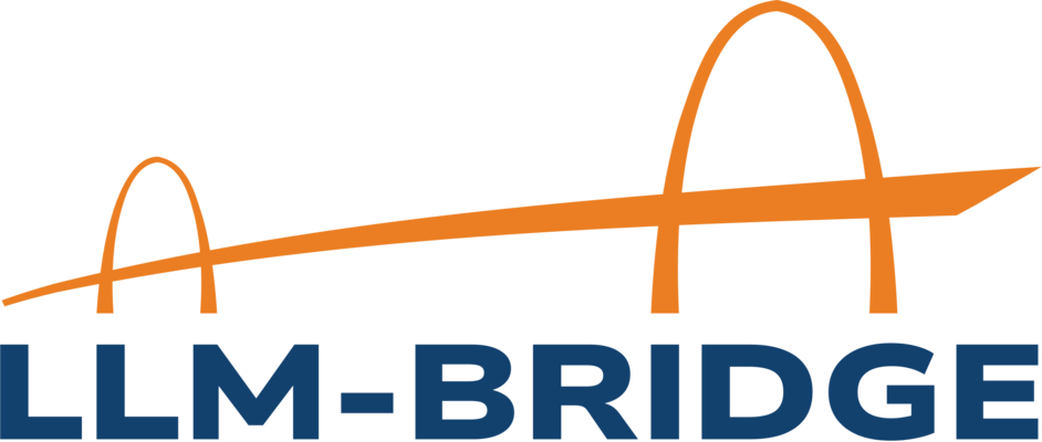 Logo van het Europese LLM-BRIDGE-programma